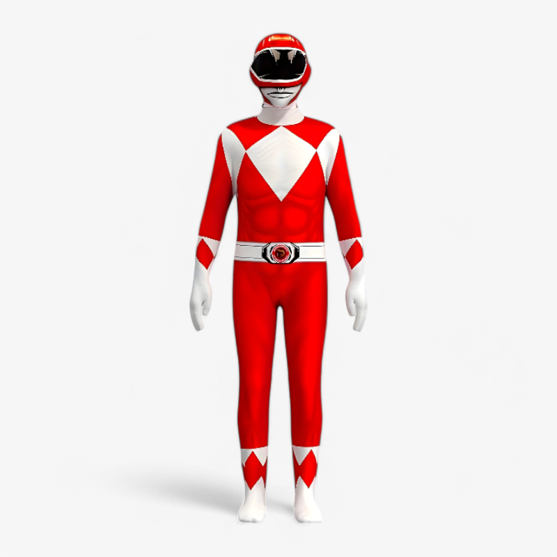 Power Ranger Kinderkostüm – Komplett mit Helm und Kleidung-Meine Verkleidungskiste