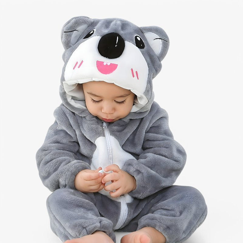 Bären-Overall für Kinder – Weich und Bequem mit Kapuze-Meine Verkleidungskiste