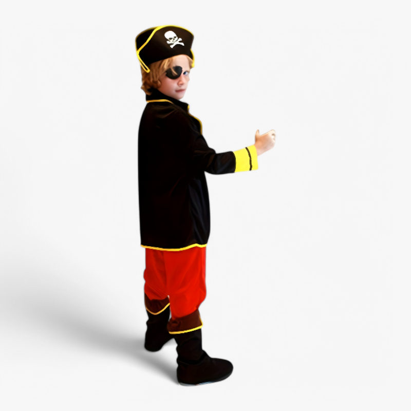 Coole Piraten Outfit für Kinder – Komplettes Set mit Hut und Schwert-Meine Verkleidungskiste