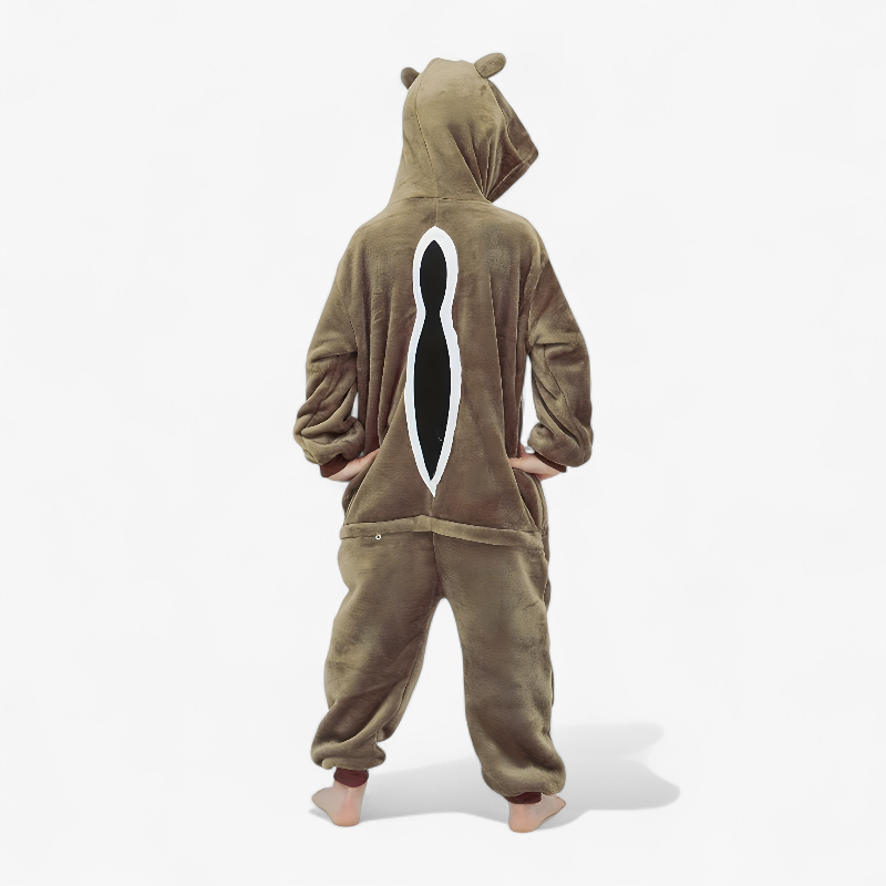 Eichhörnchen Onesie für Kinder – Inklusive Hut und Ohren-Meine Verkleidungskiste