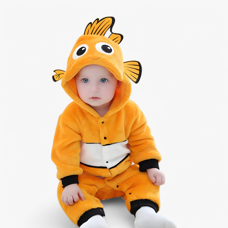 Süßer Fisonesie für Babys – Inklusive Hut mit Flossen-Meine Verkleidungskiste