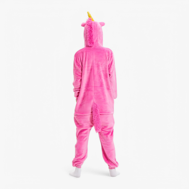 Einhorn Onesie für Kinder – Weich und Bequem mit Kapuze und Schwanz-Meine Verkleidungskiste