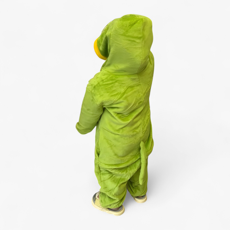 Grüne Schlange Onesie Kostüm für Kinder – Weiches und Süßes Schlangendesign-Meine Verkleidungskiste