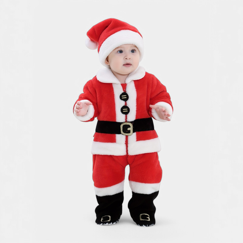 Mini Weihnachtsmann Baby Kostüm – Super Niedlich für die Feiertage-Meine Verkleidungskiste