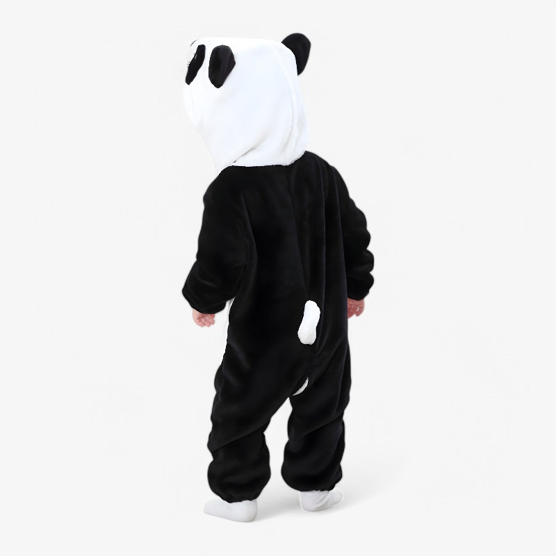 Panda Overall für Kinder – Niedlicher Strampler mit Panda Kapuze-Meine Verkleidungskiste
