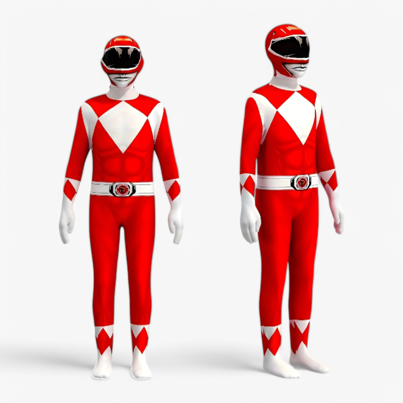 Power Ranger Kinderkostüm – Komplett mit Helm und Kleidung-Meine Verkleidungskiste