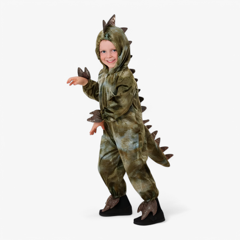 Dinosaurier T-Rex Kostüm für Kinder – Bequemer Cosplay Jumpsuit-Meine Verkleidungskiste