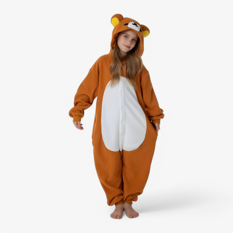 Süßer Bären-Overall für Kinder – Bequeme Outfit für Zuhause-Meine Verkleidungskiste