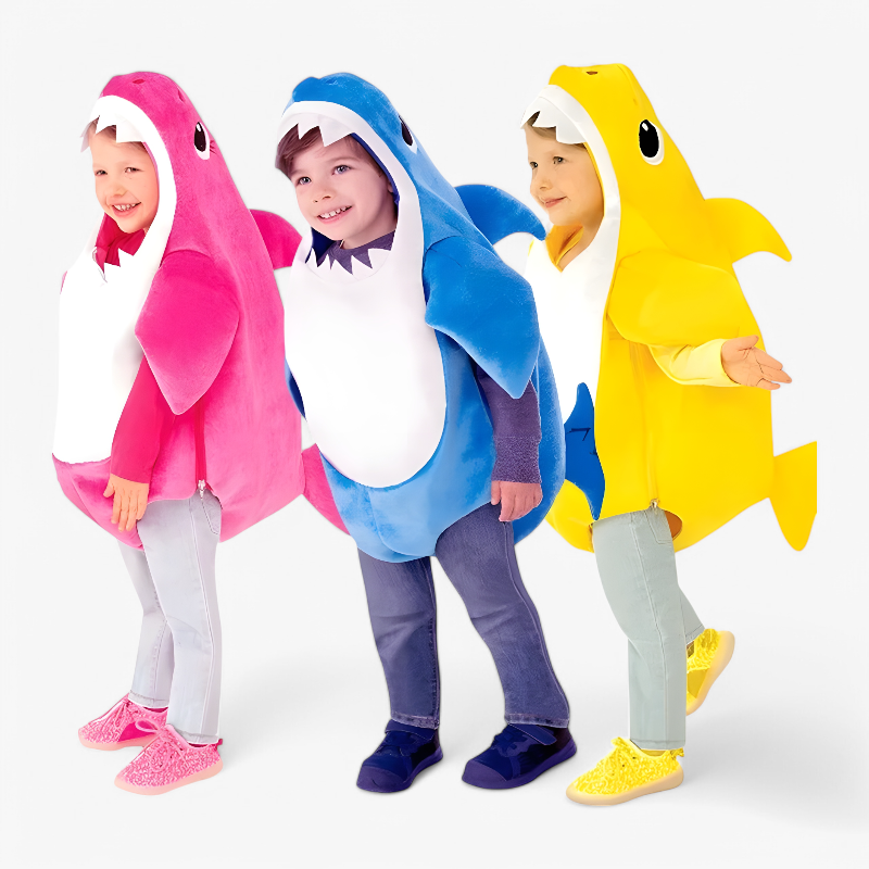 Hai Kostüm für Kinder – Süßer Overall mit Hauben-Meine Verkleidungskiste