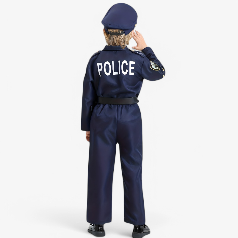 Tapferes Polizei-Outfit für Kinder – Alles-in-einem Set mit Zubehör-Meine Verkleidungskiste